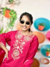 KF 58 Kalaai Viscose Embroidery Kurti With Bottom Dupatta 